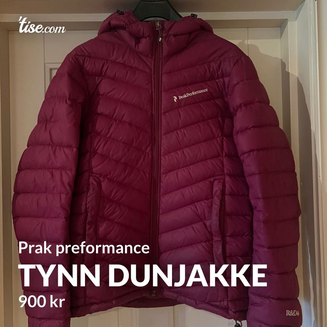 Tynn dunjakke