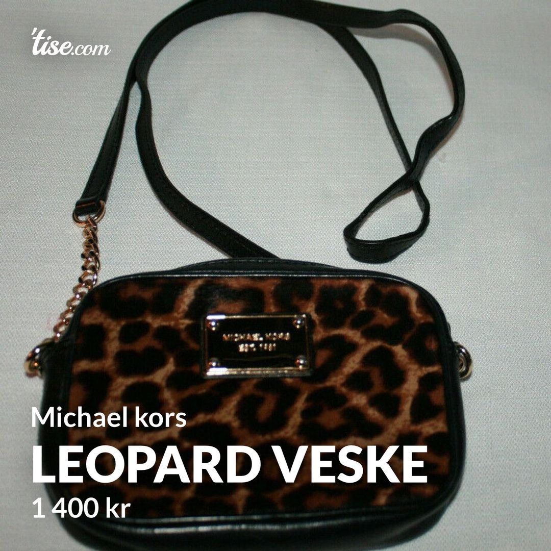 Leopard veske