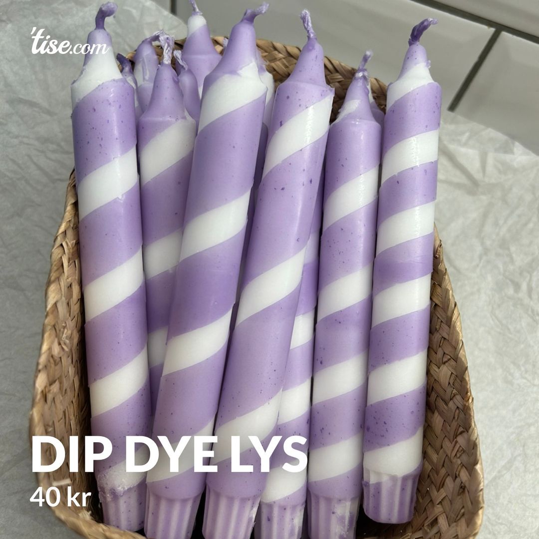 Dip dye lys