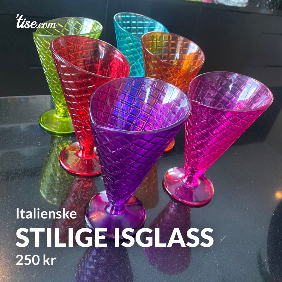 Stilige isglass