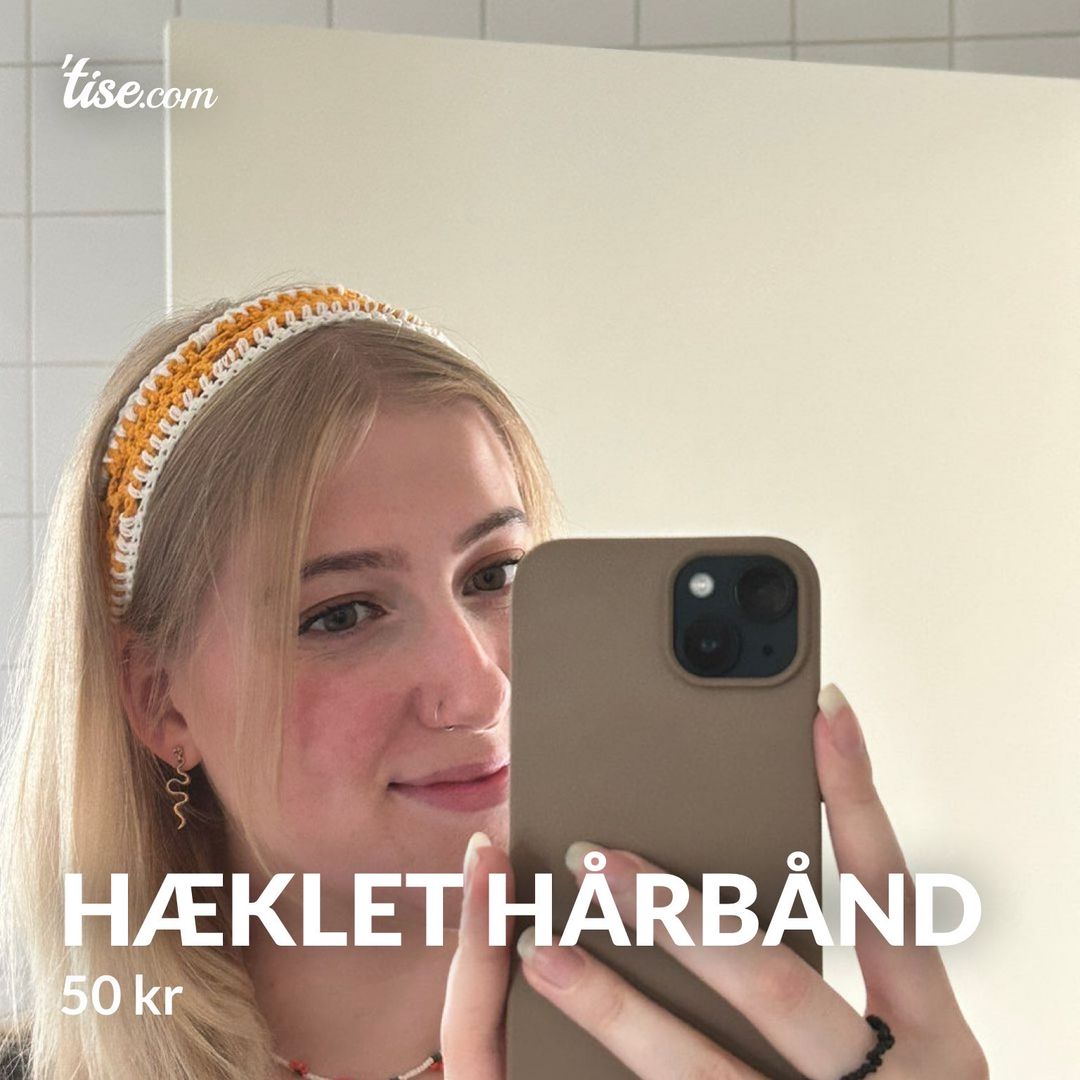 Hæklet hårbånd