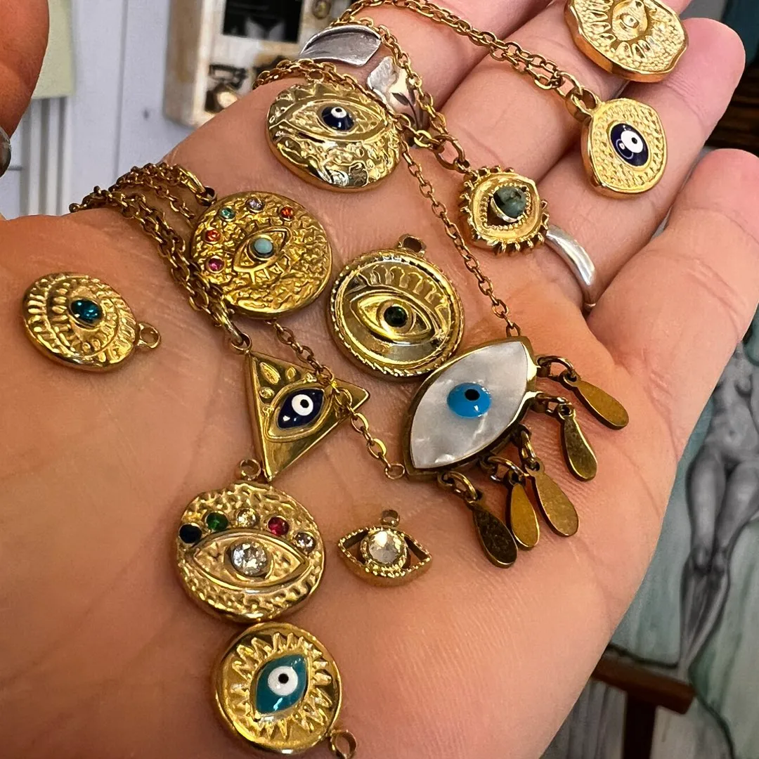 Evil eye necklace