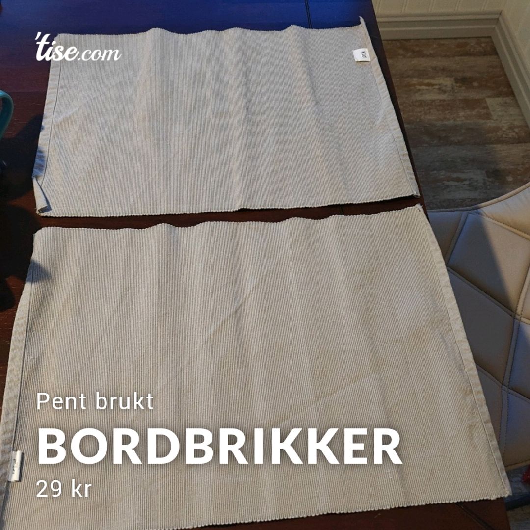 Bordbrikker