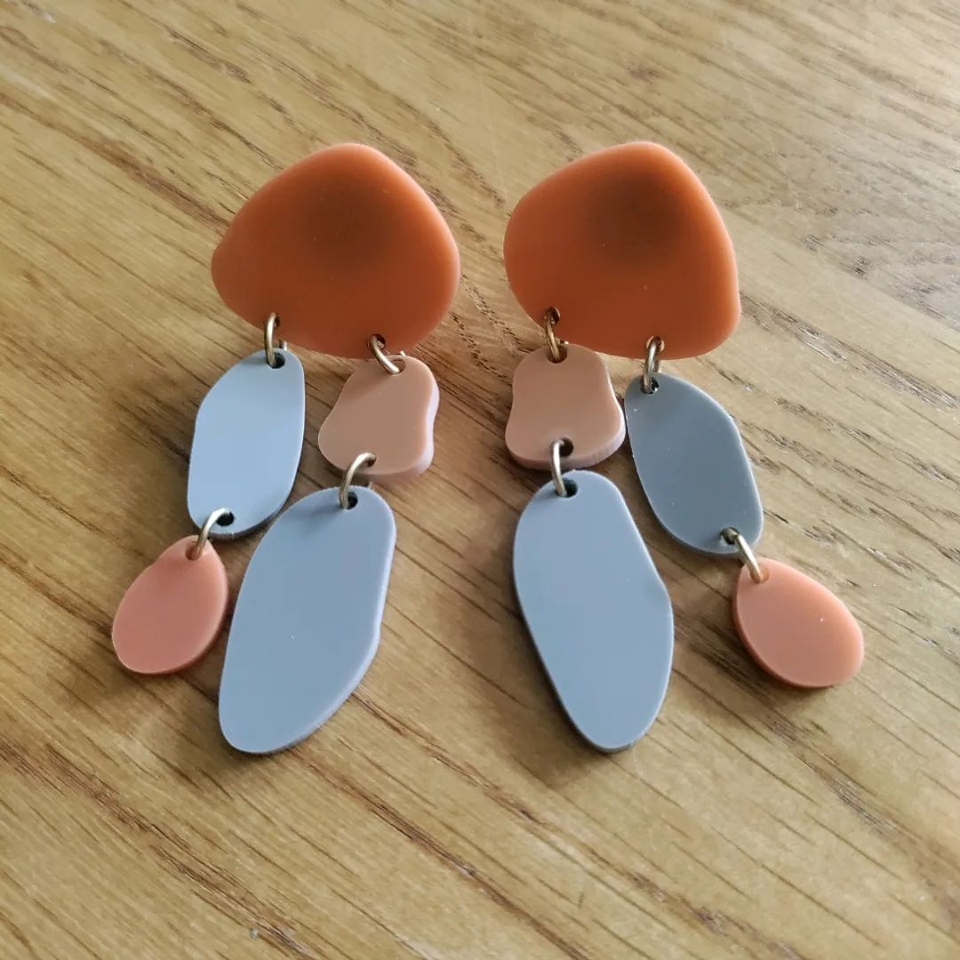 Earrings In Acrilic