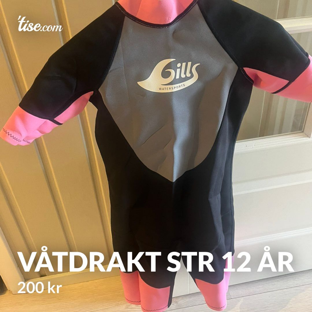 Våtdrakt str 12 år