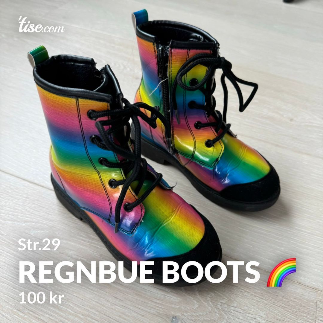 Regnbue boots 🌈