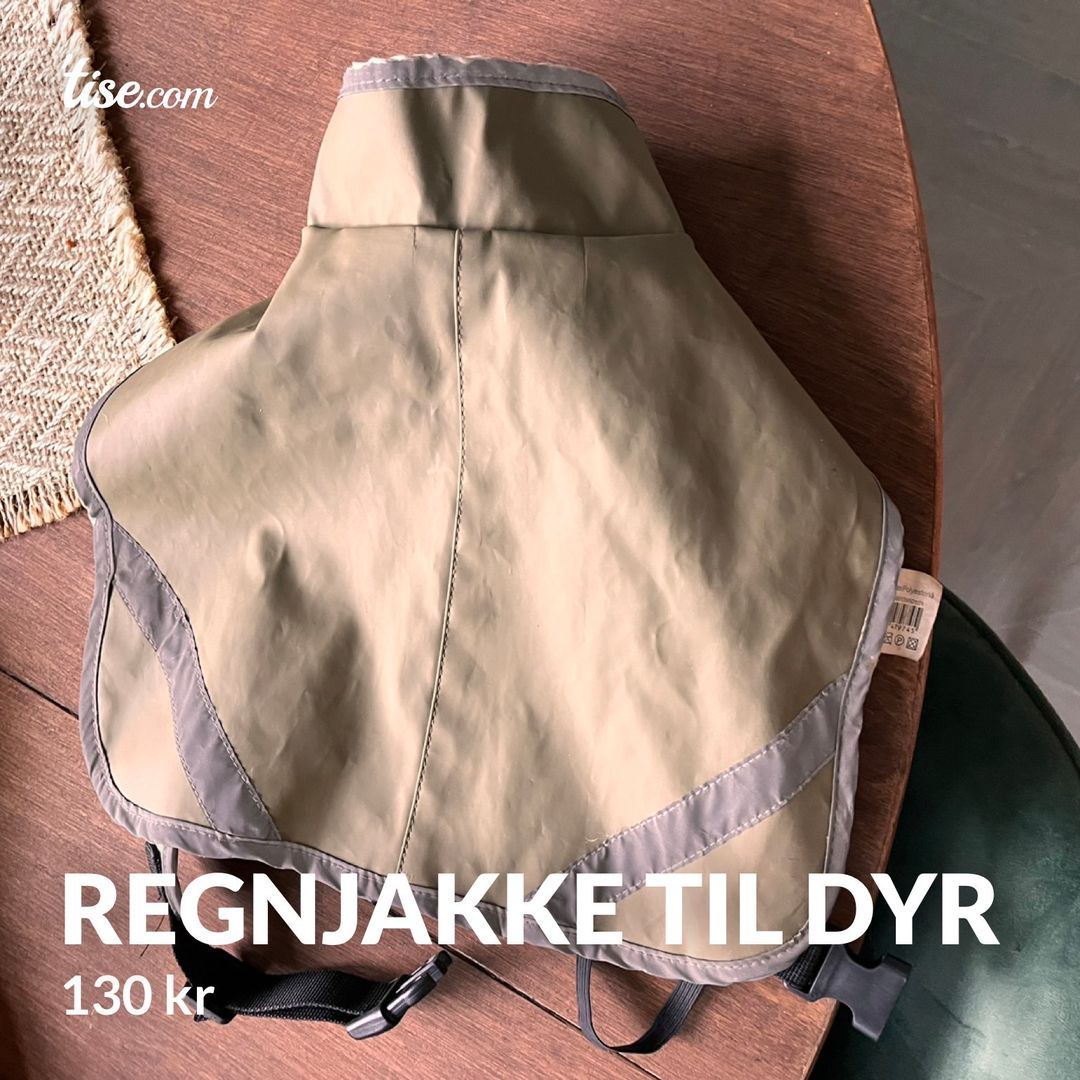 Regnjakke til dyr