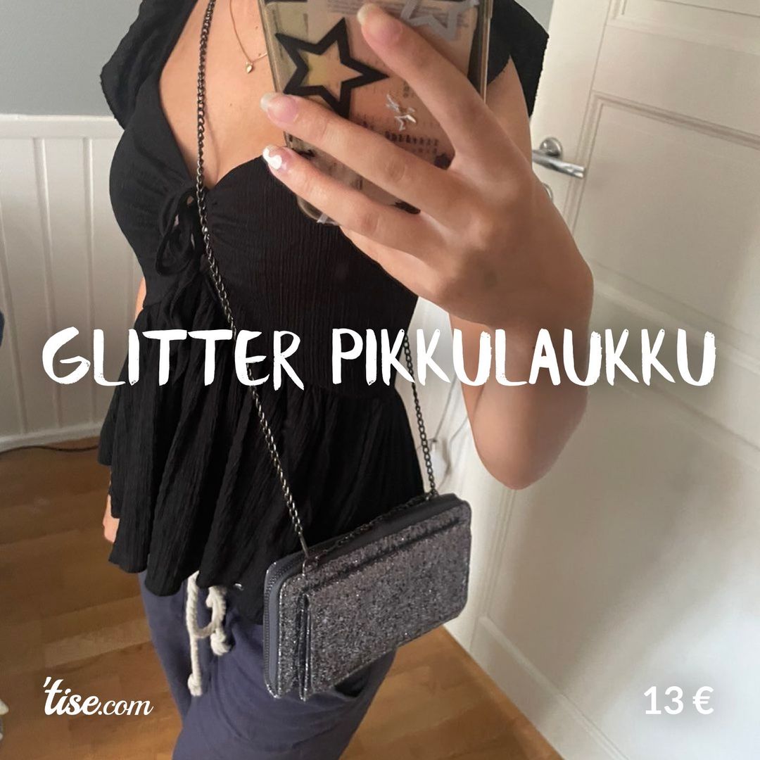 Glitter pikkulaukku