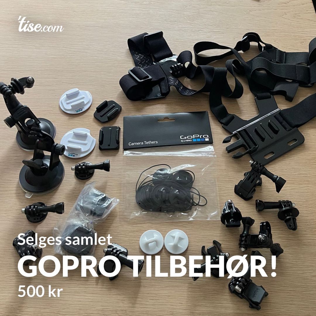 GoPro tilbehør!