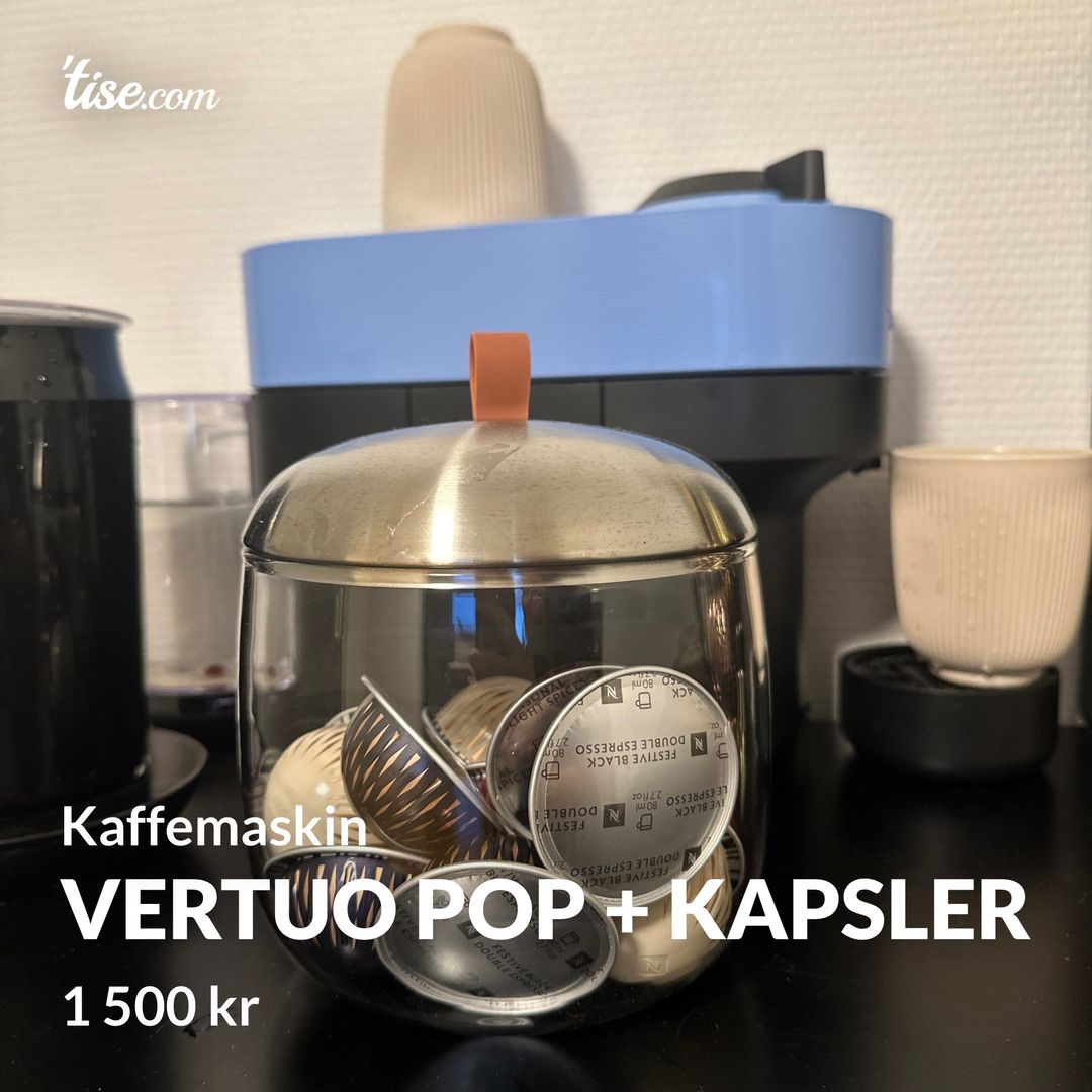 Vertuo pop + kapsler