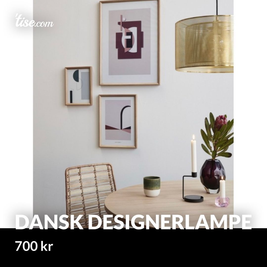 Dansk designerlampe