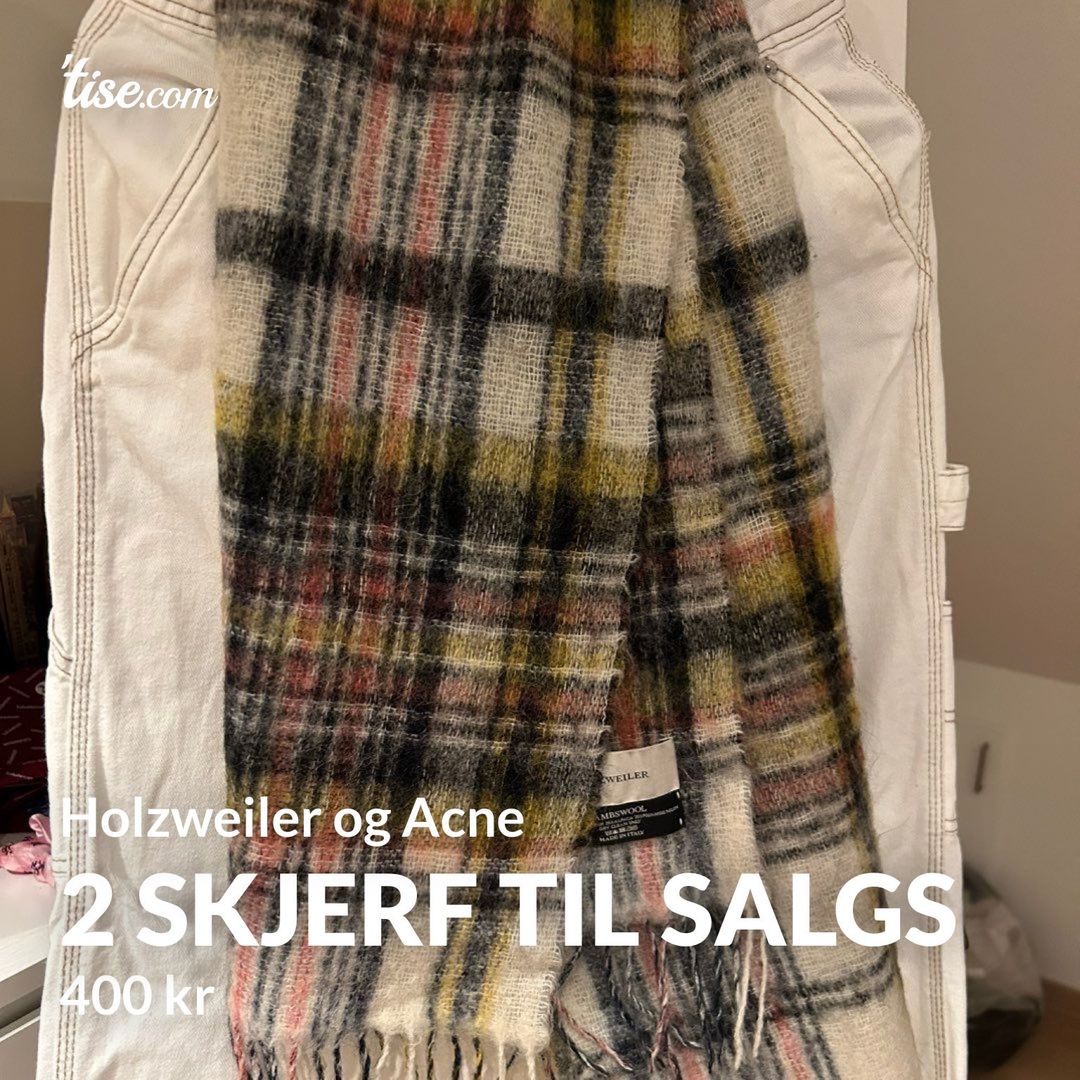 2 Skjerf til salgs