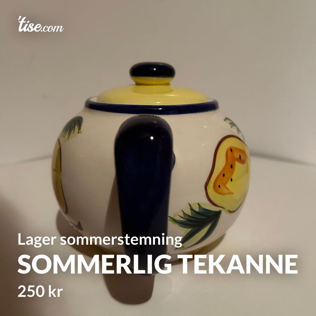 Sommerlig tekanne