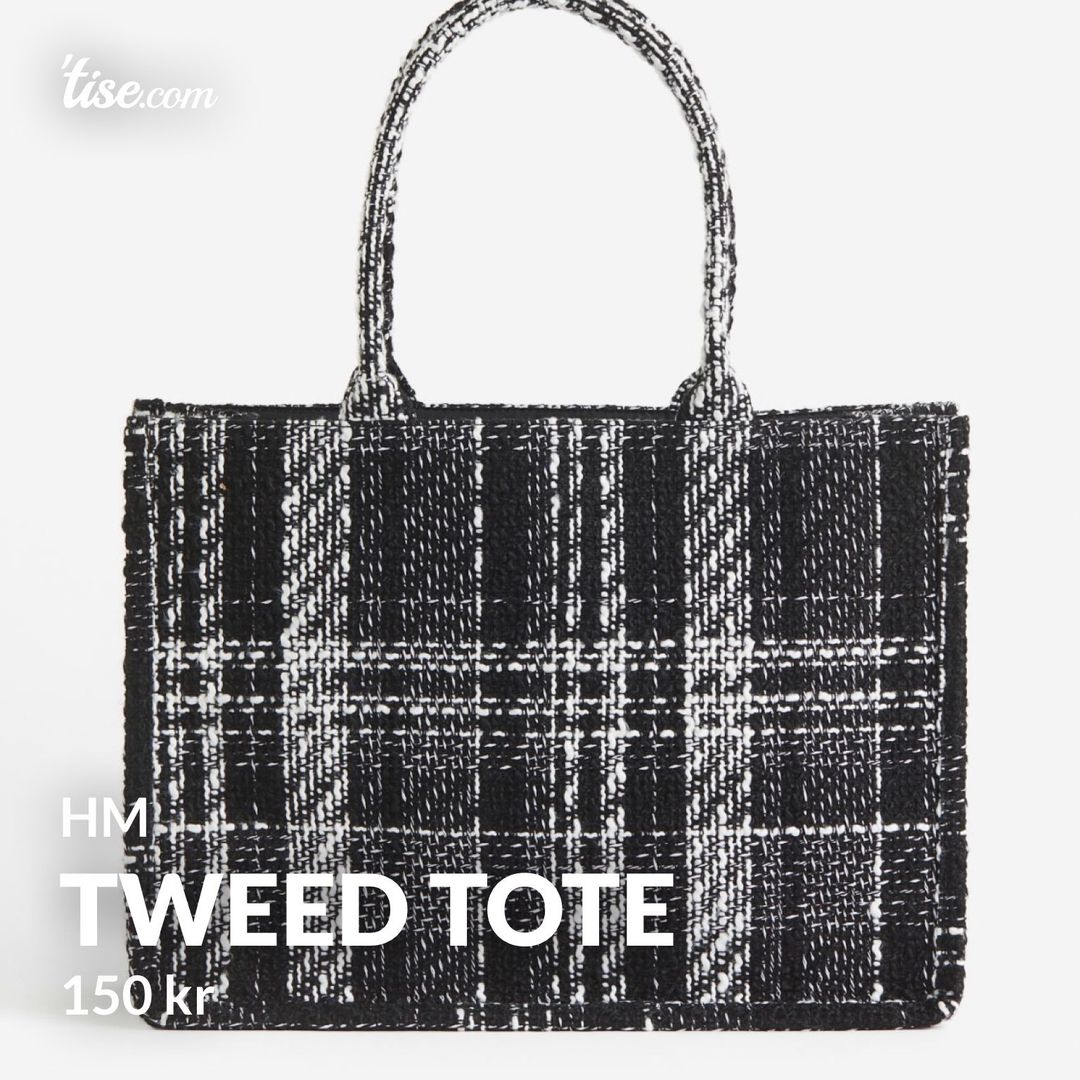 Tweed tote