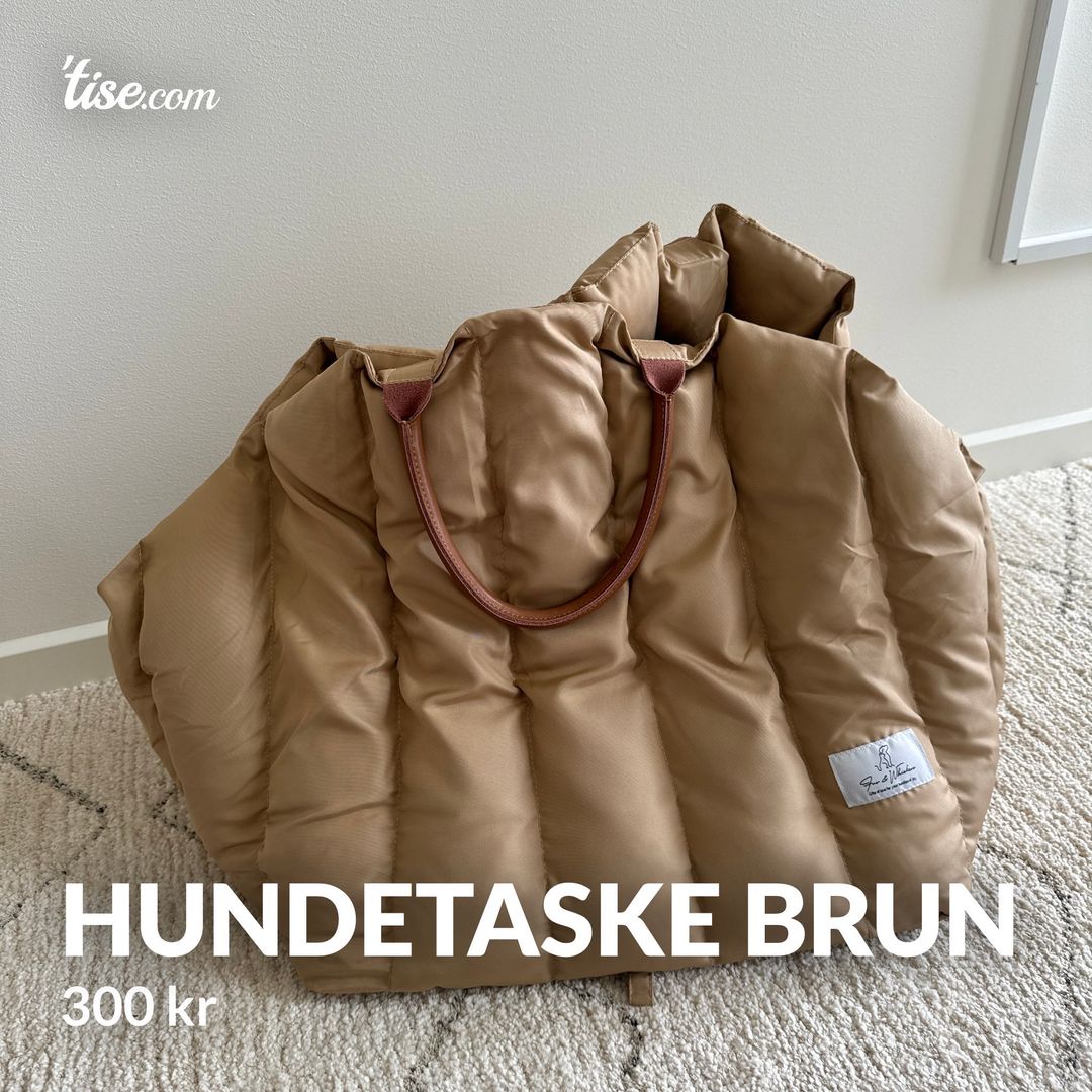 Hundetaske brun