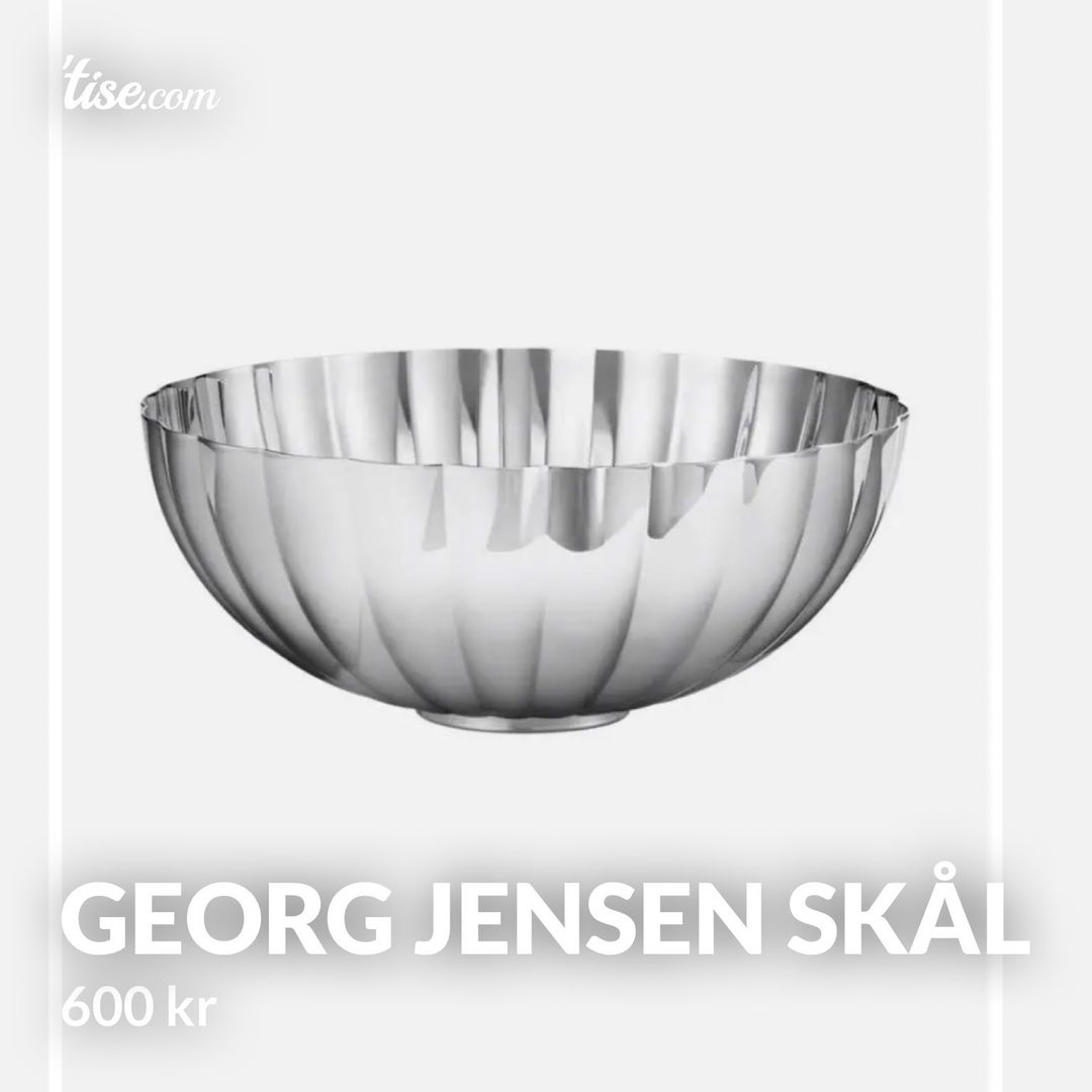 Georg jensen skål