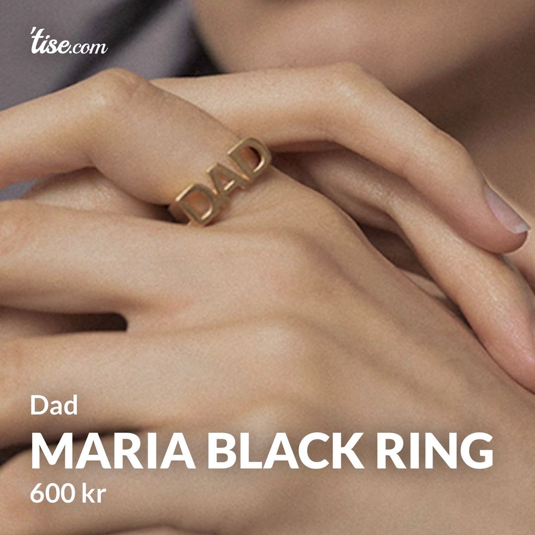 Maria black ring