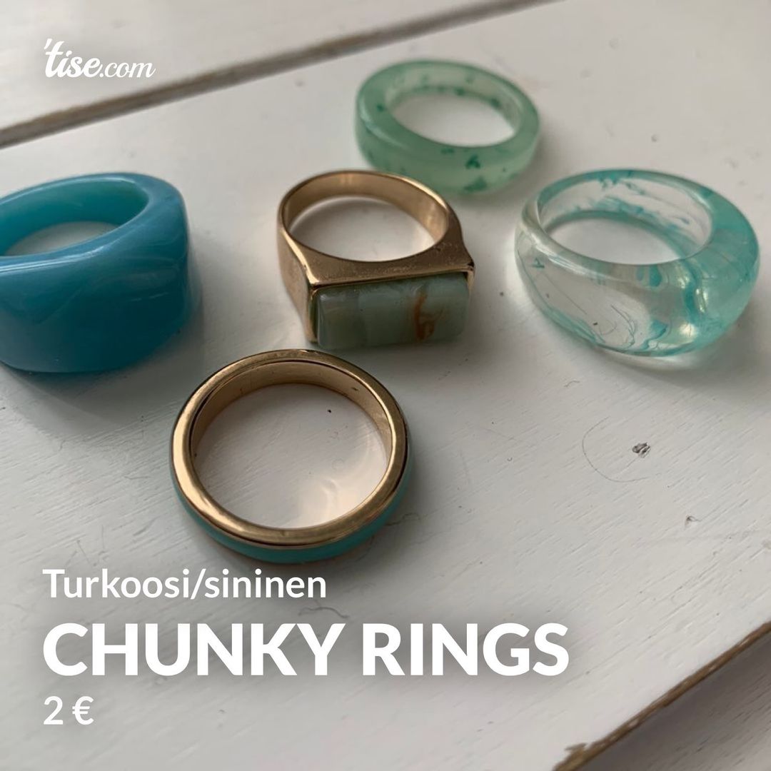 Chunky rings