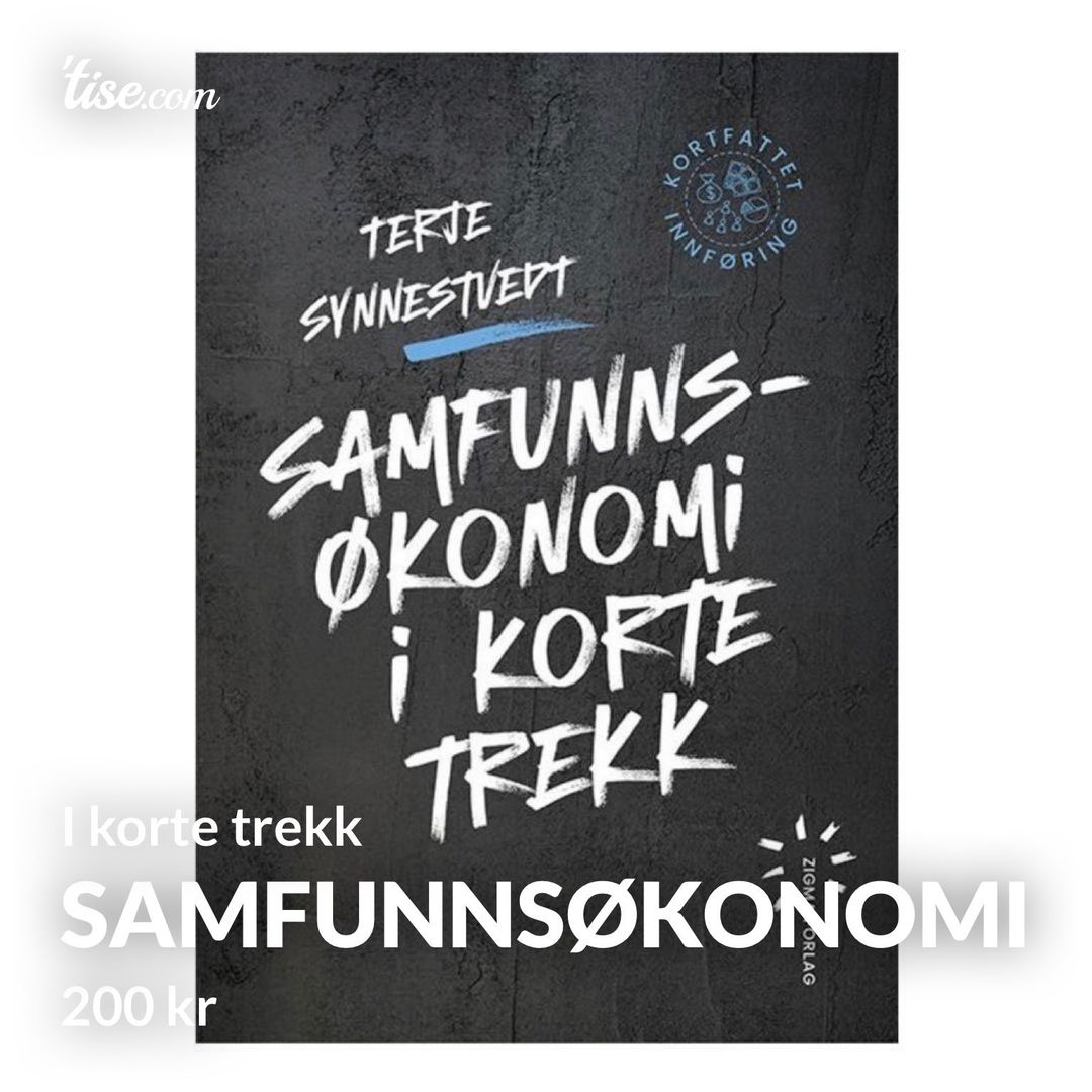 Samfunnsøkonomi