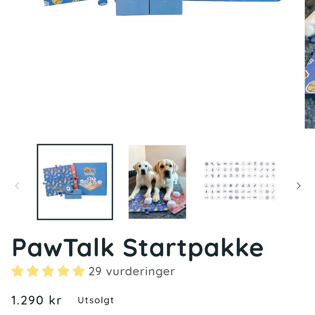 Pawtalk Startpakke
