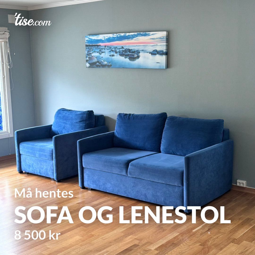 Sofa og lenestol