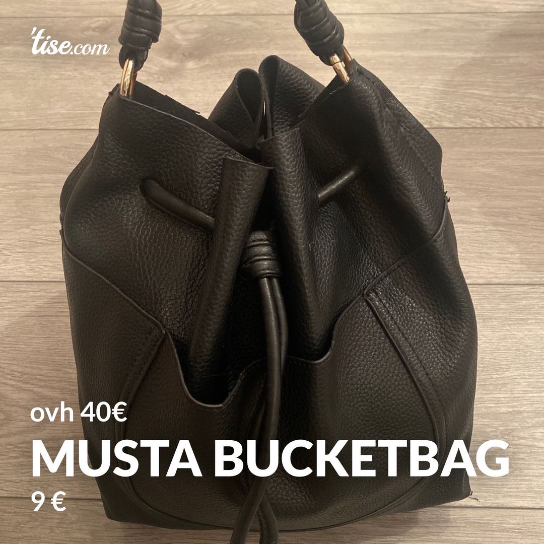 Musta bucketbag