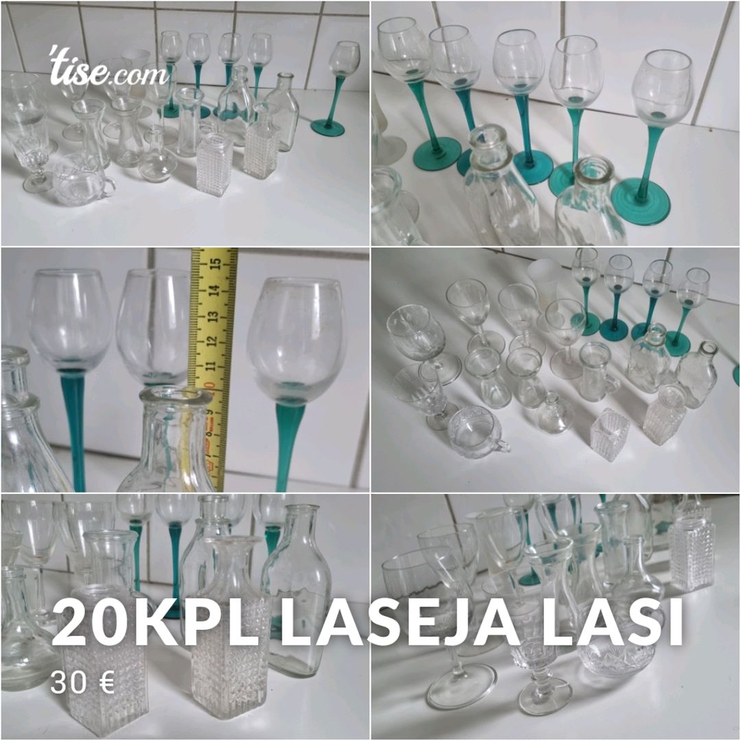 20kpl Laseja Lasi