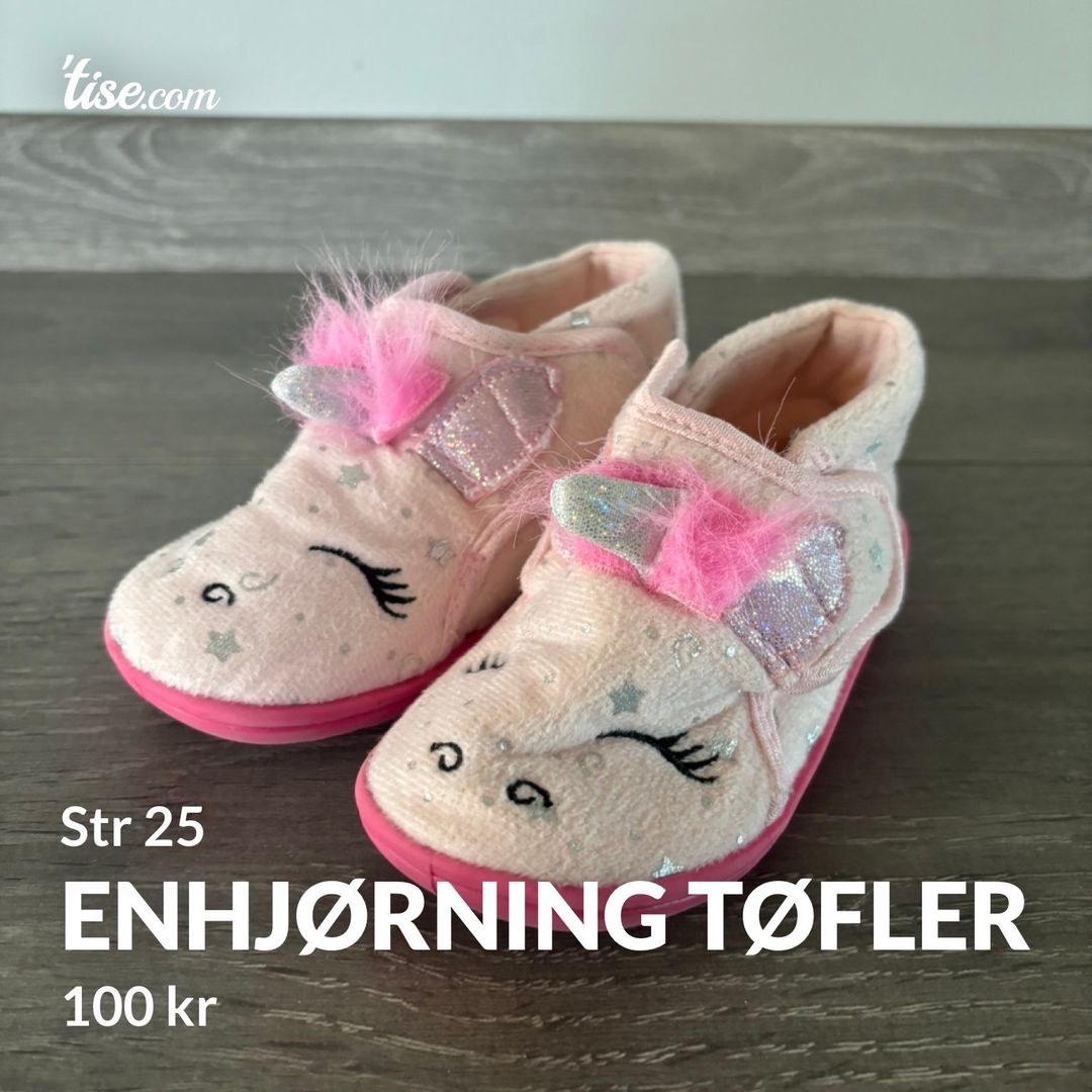 Enhjørning tøfler