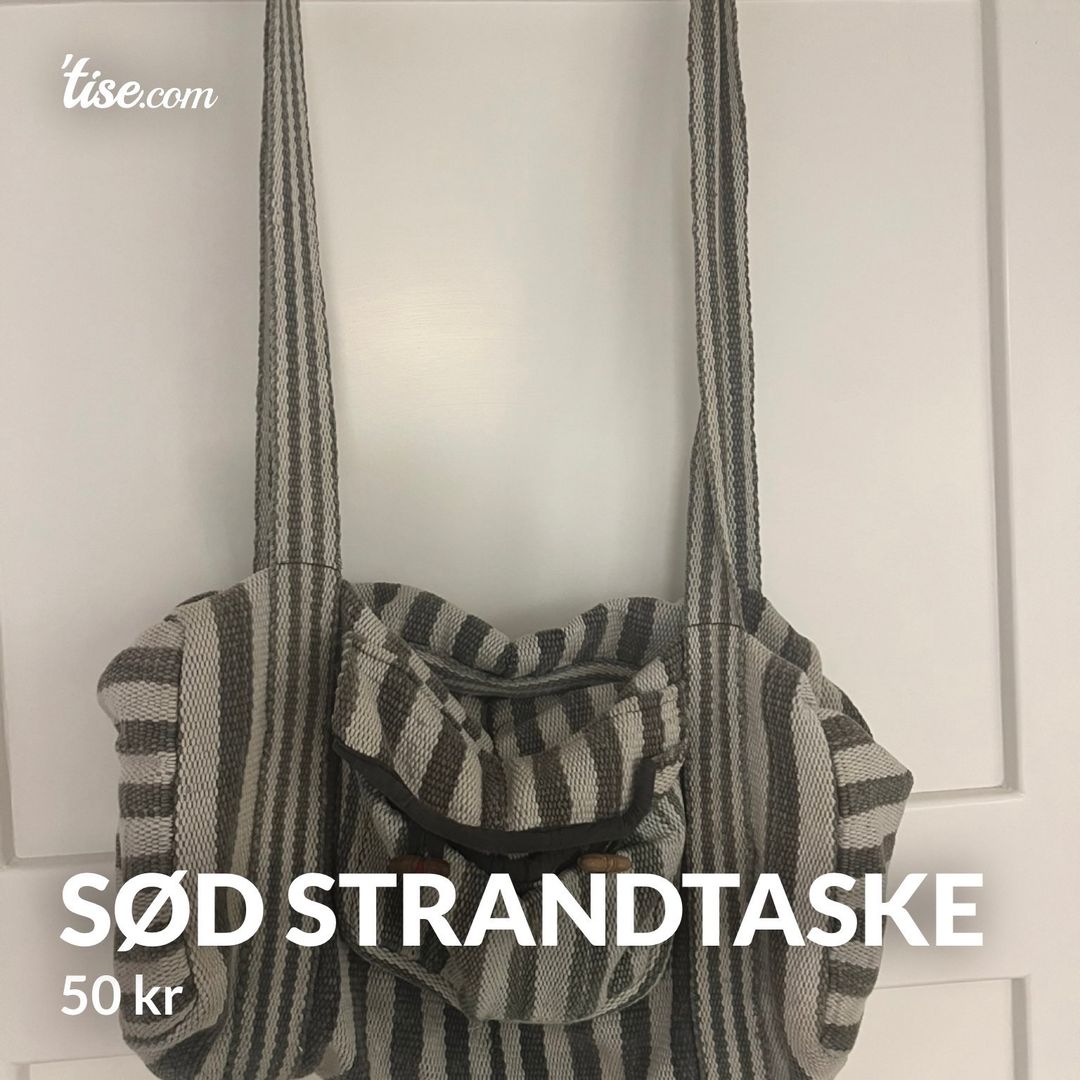 Sød strandtaske