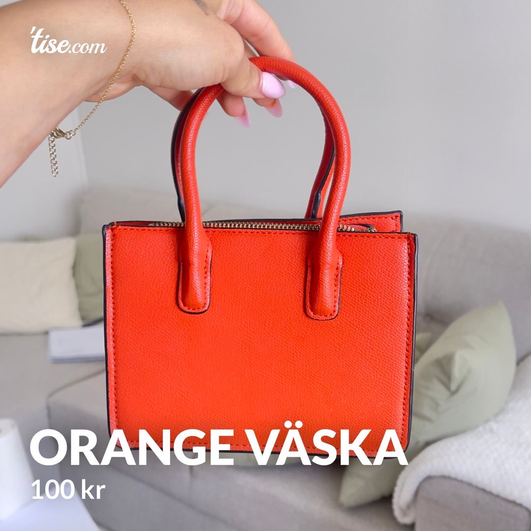 Orange väska