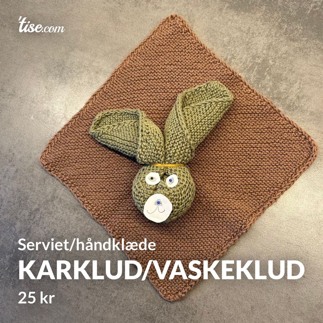 Karklud/vaskeklud