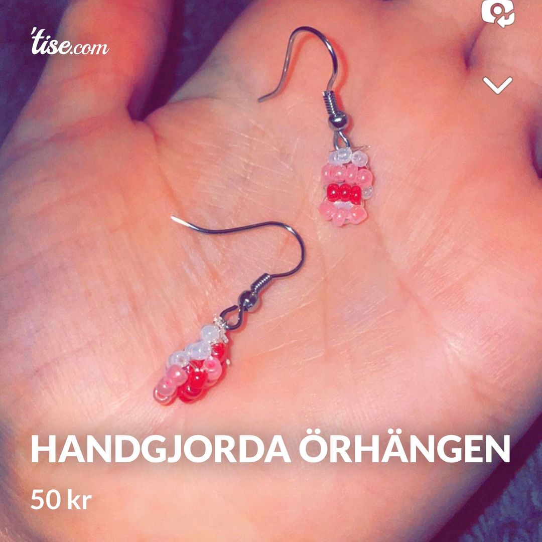 Handgjorda örhängen