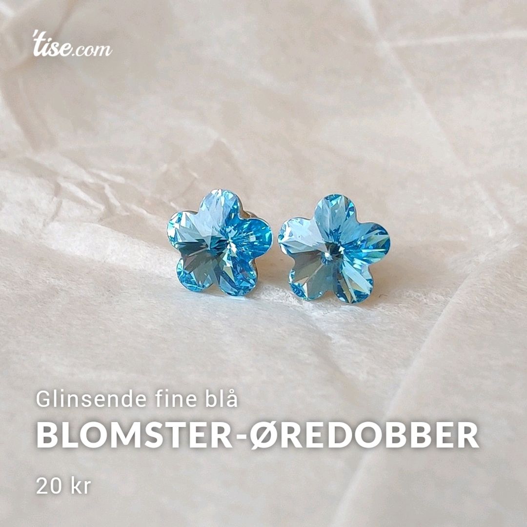 Blomster-øredobber