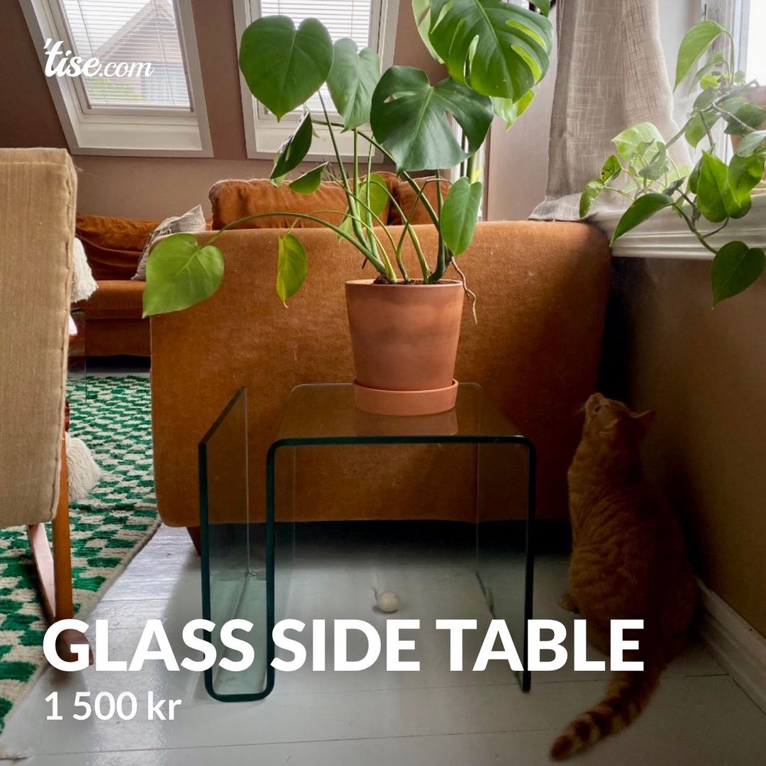 Glass Side Table