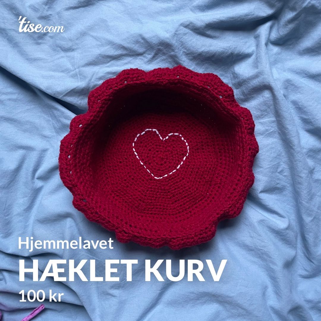 Hæklet kurv