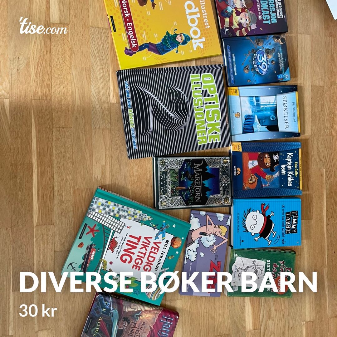 Diverse bøker barn