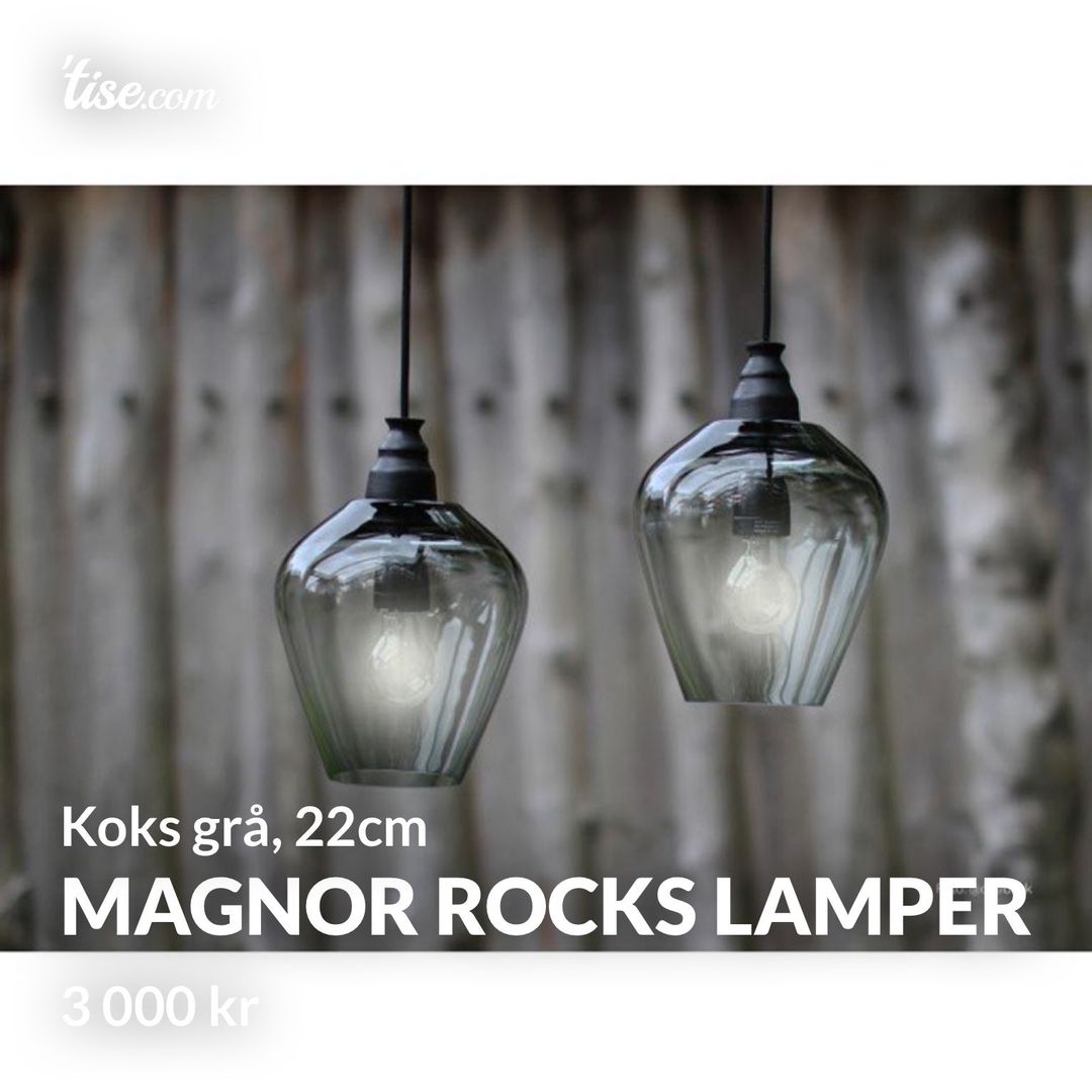 Magnor Rocks lamper