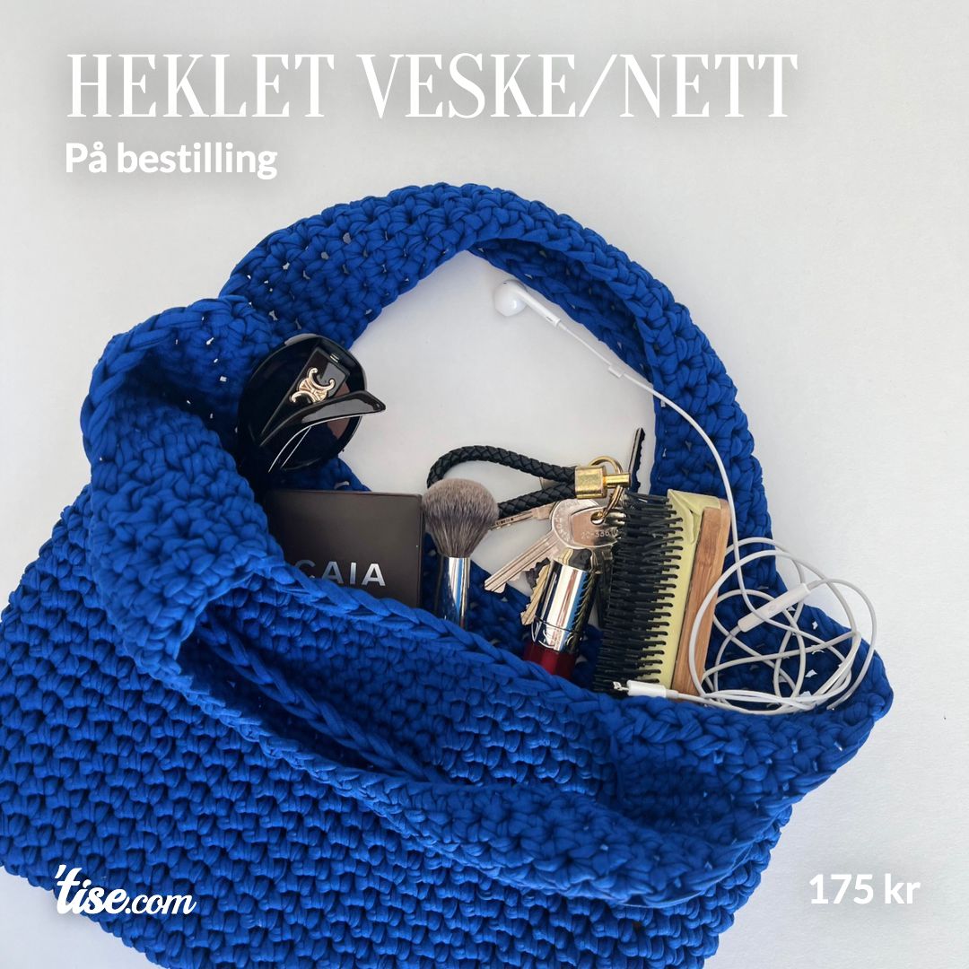 Heklet veske/nett