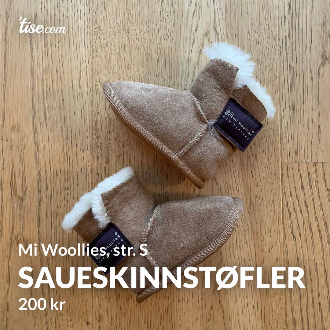 Saueskinnstøfler