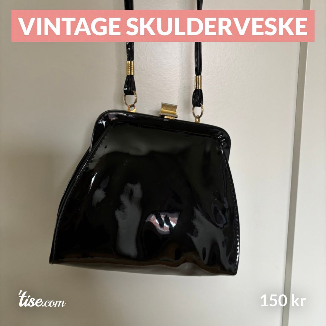 Vintage skulderveske