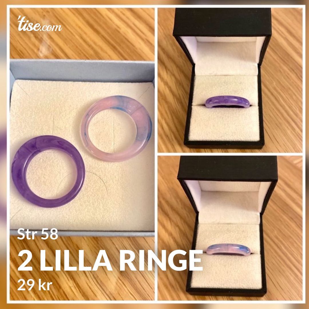 2 lilla ringe