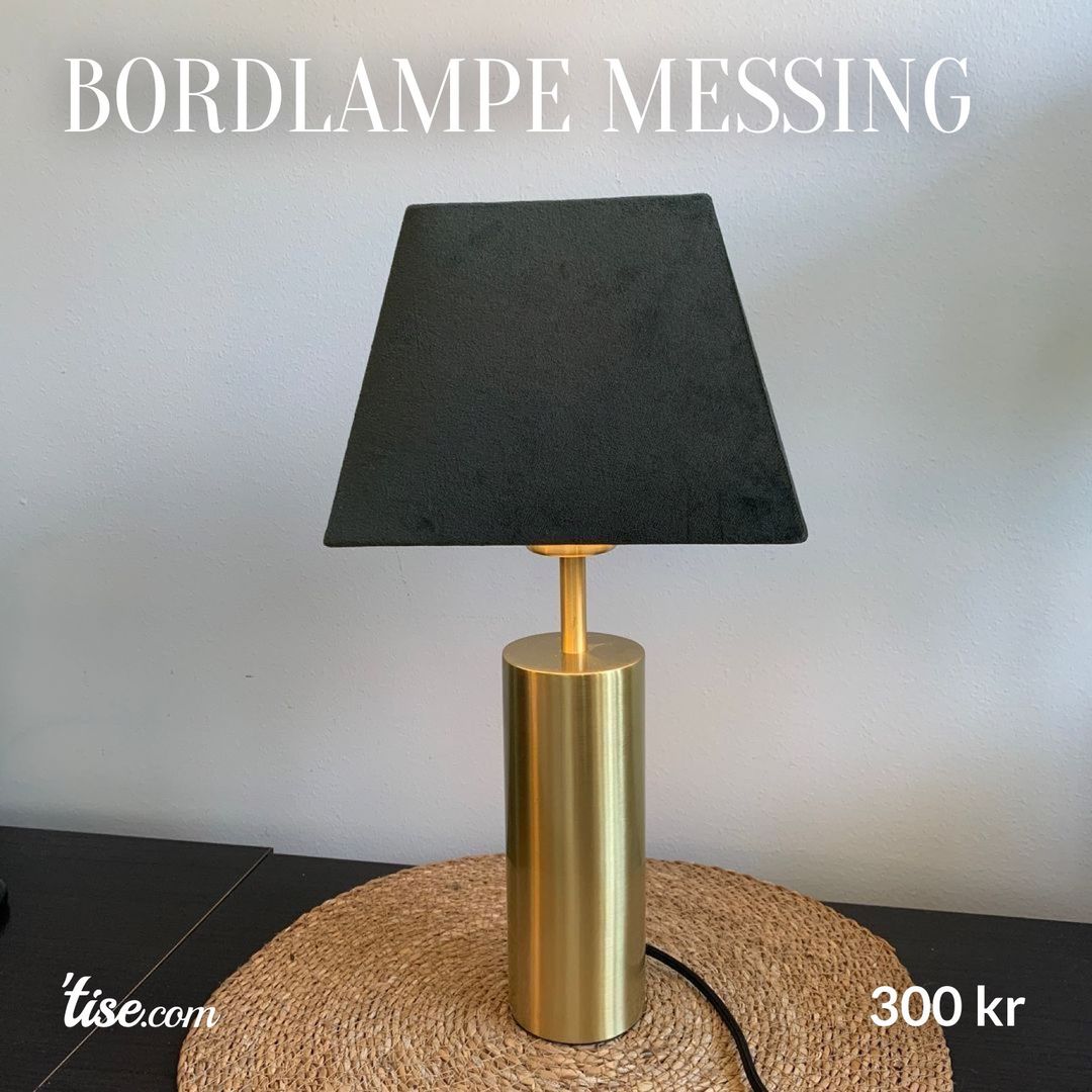 Bordlampe messing