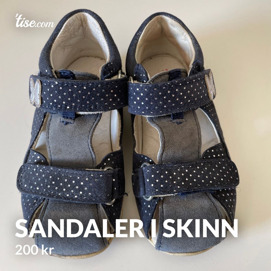 Sandaler i skinn