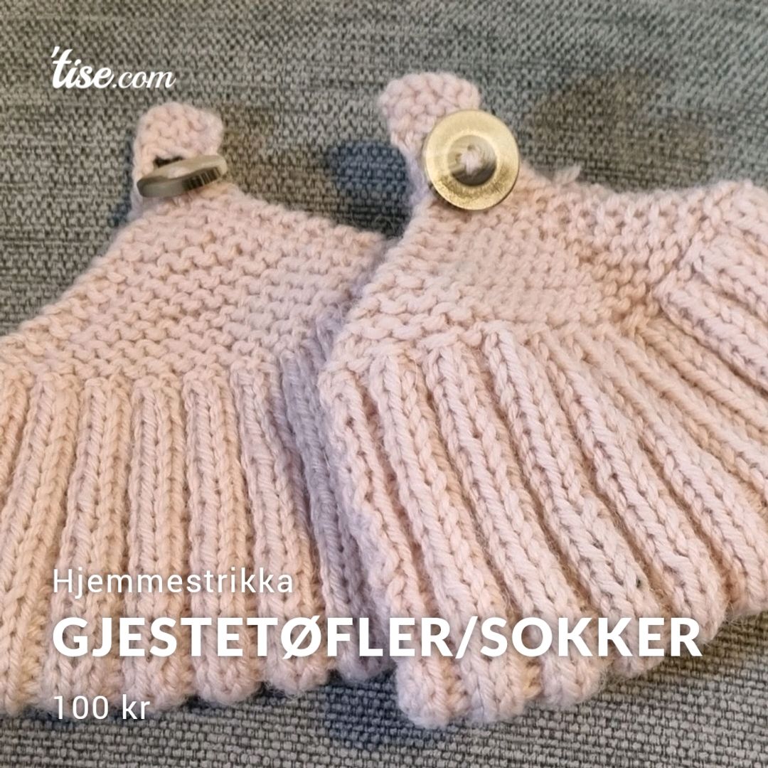 Gjestetøfler/sokker