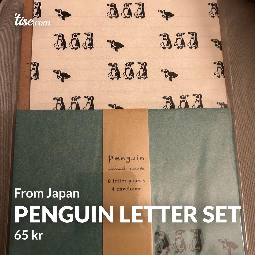 Penguin Letter set