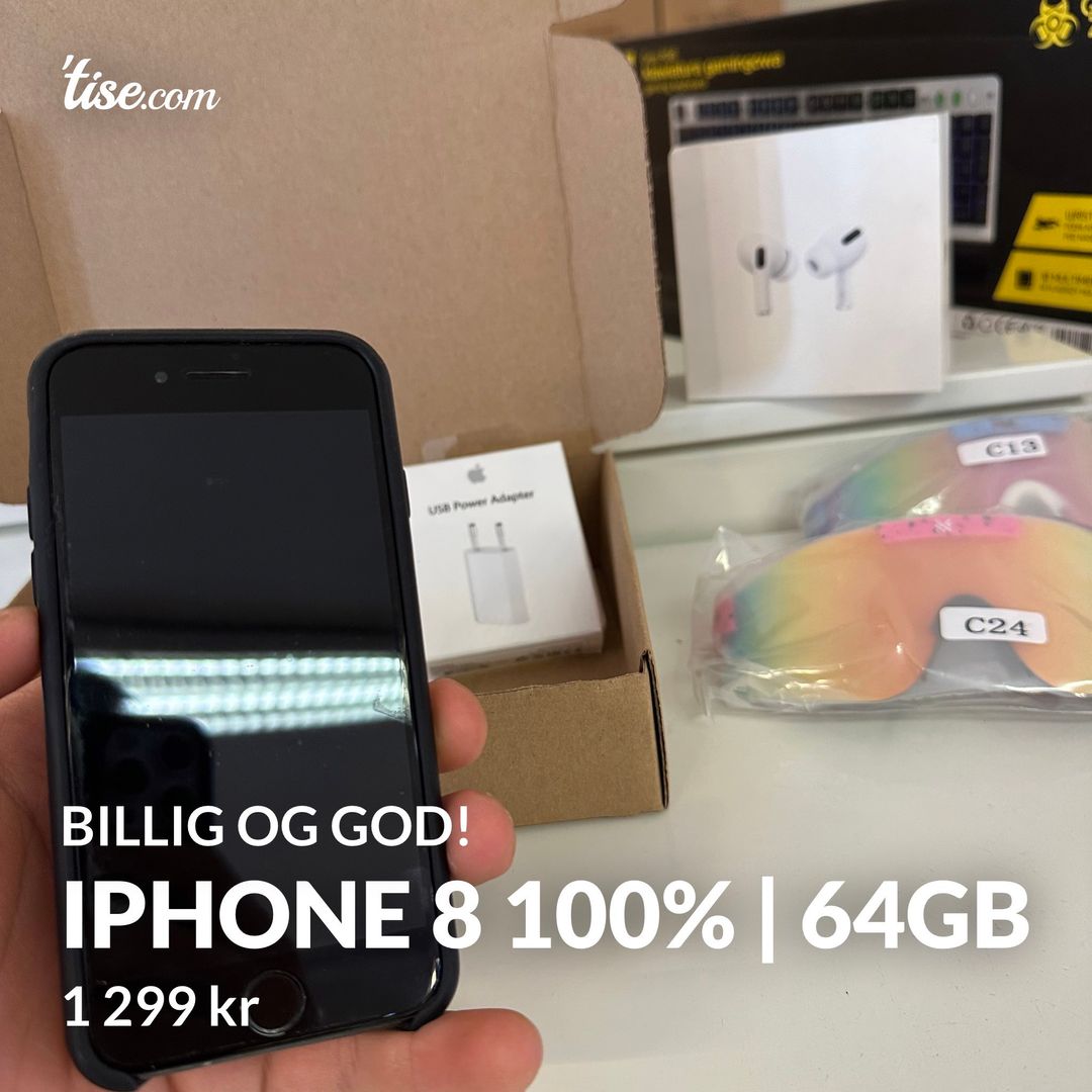 iPhone 8 100% | 64GB