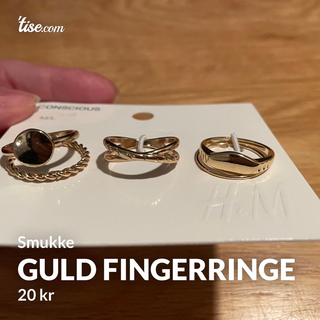 Guld fingerringe