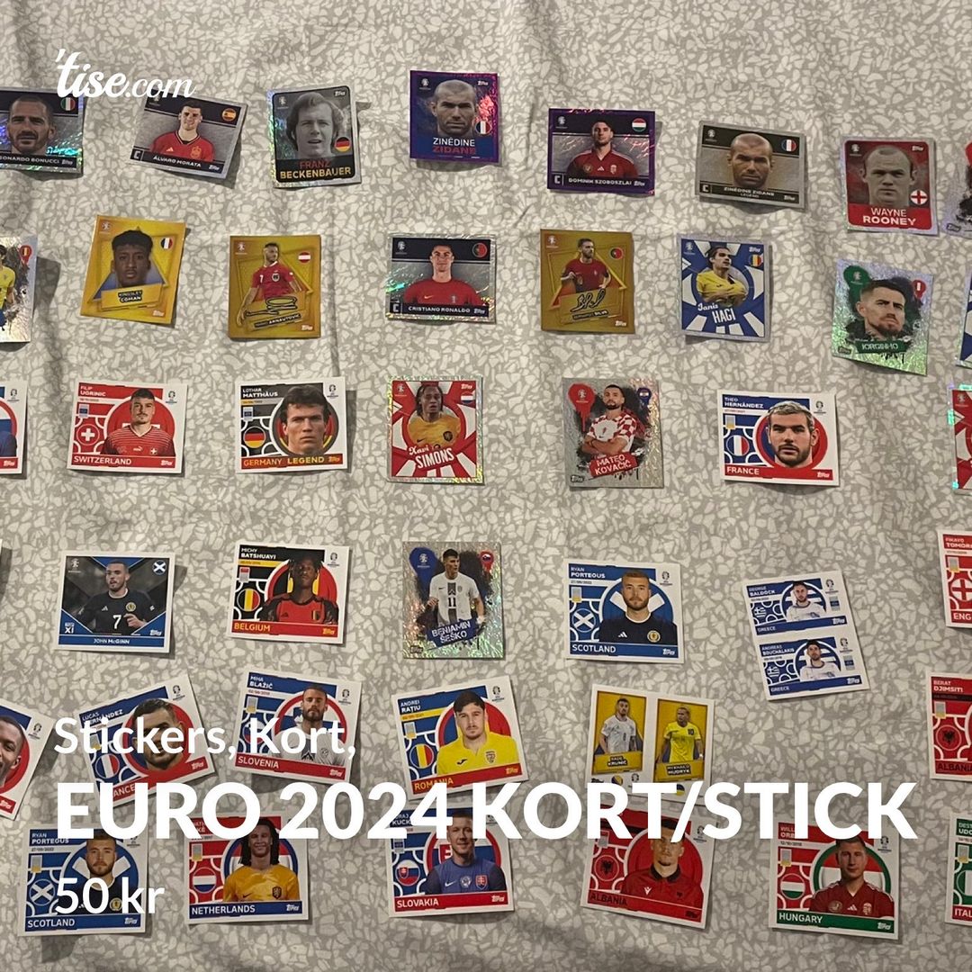 Euro 2024 Kort/Stick