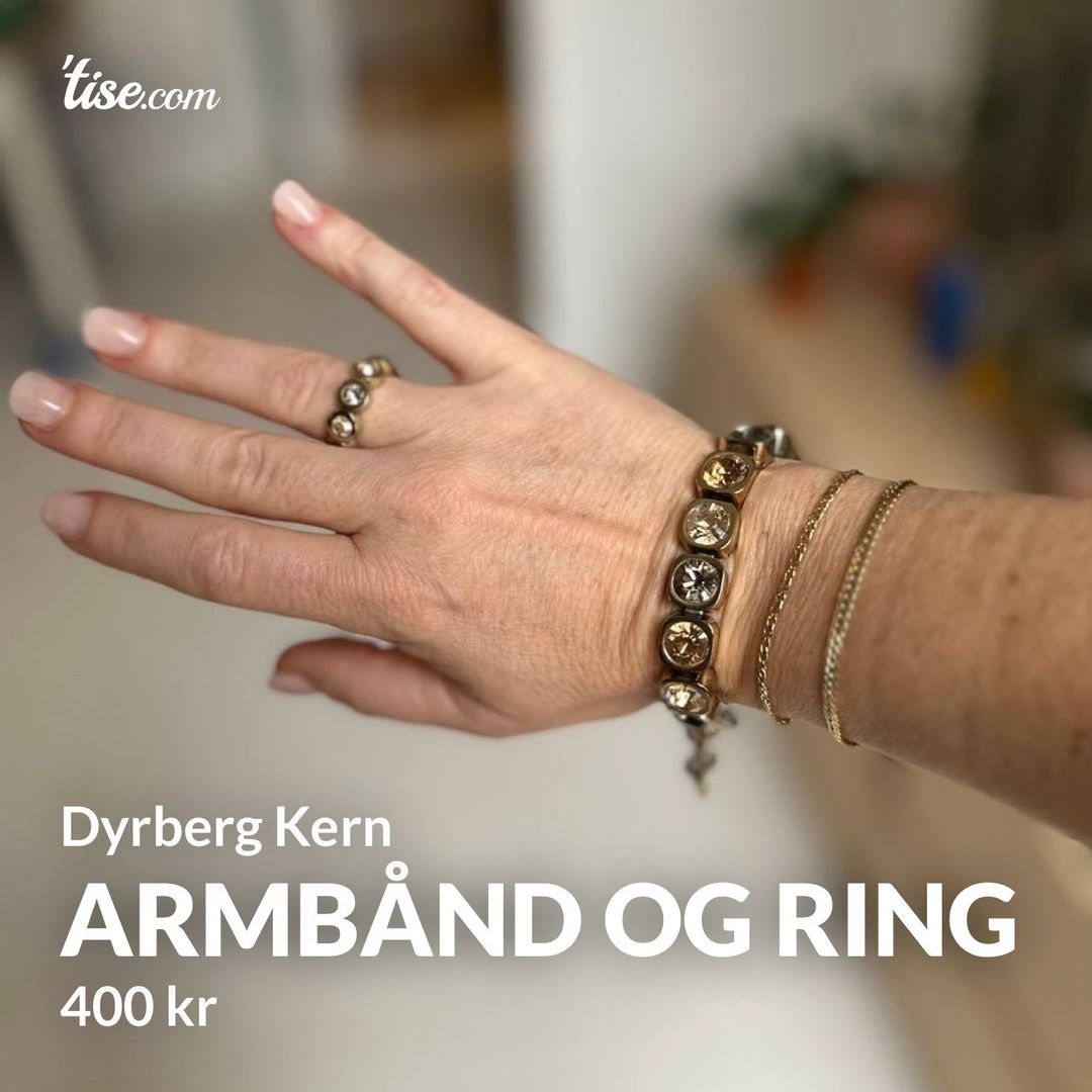 Armbånd og ring