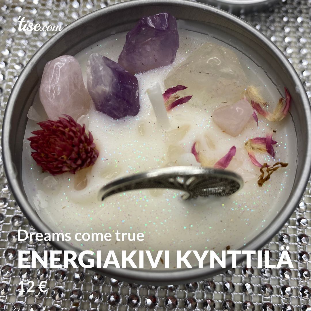 Energiakivi kynttilä